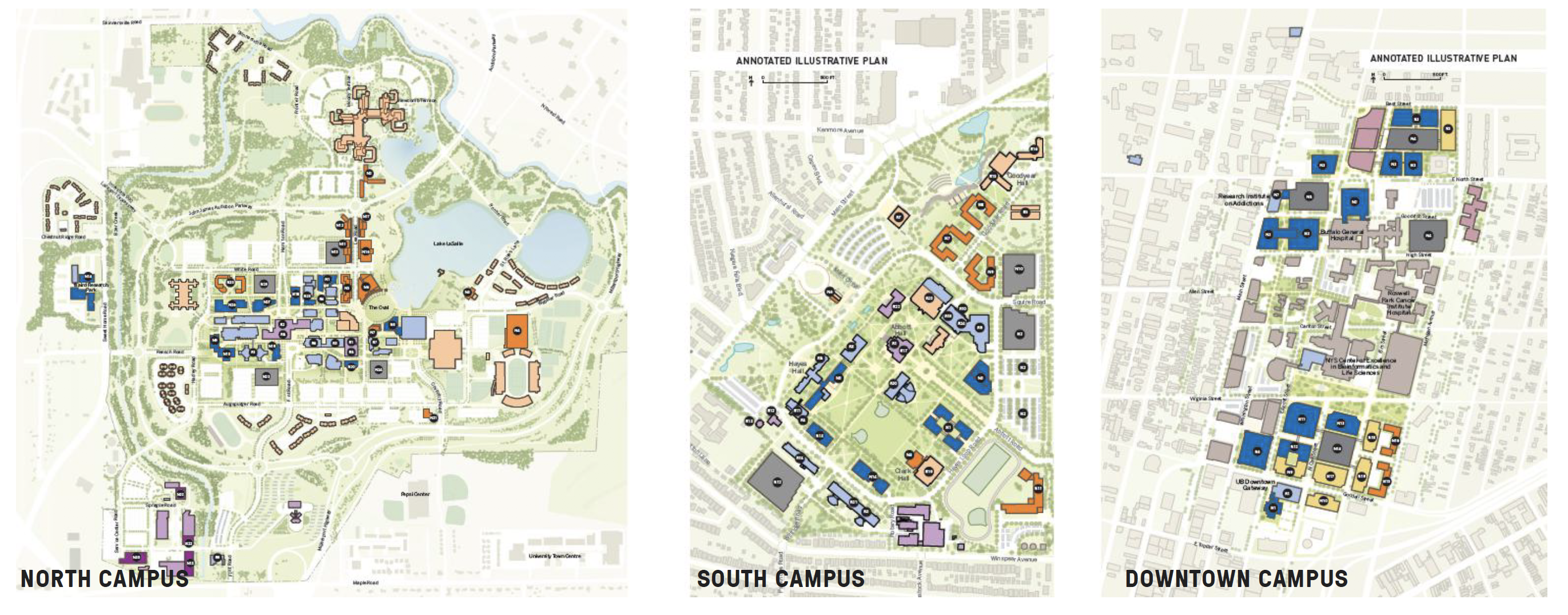 Innovation Master Plan Across Campuses | Image courtesy of Sasaki