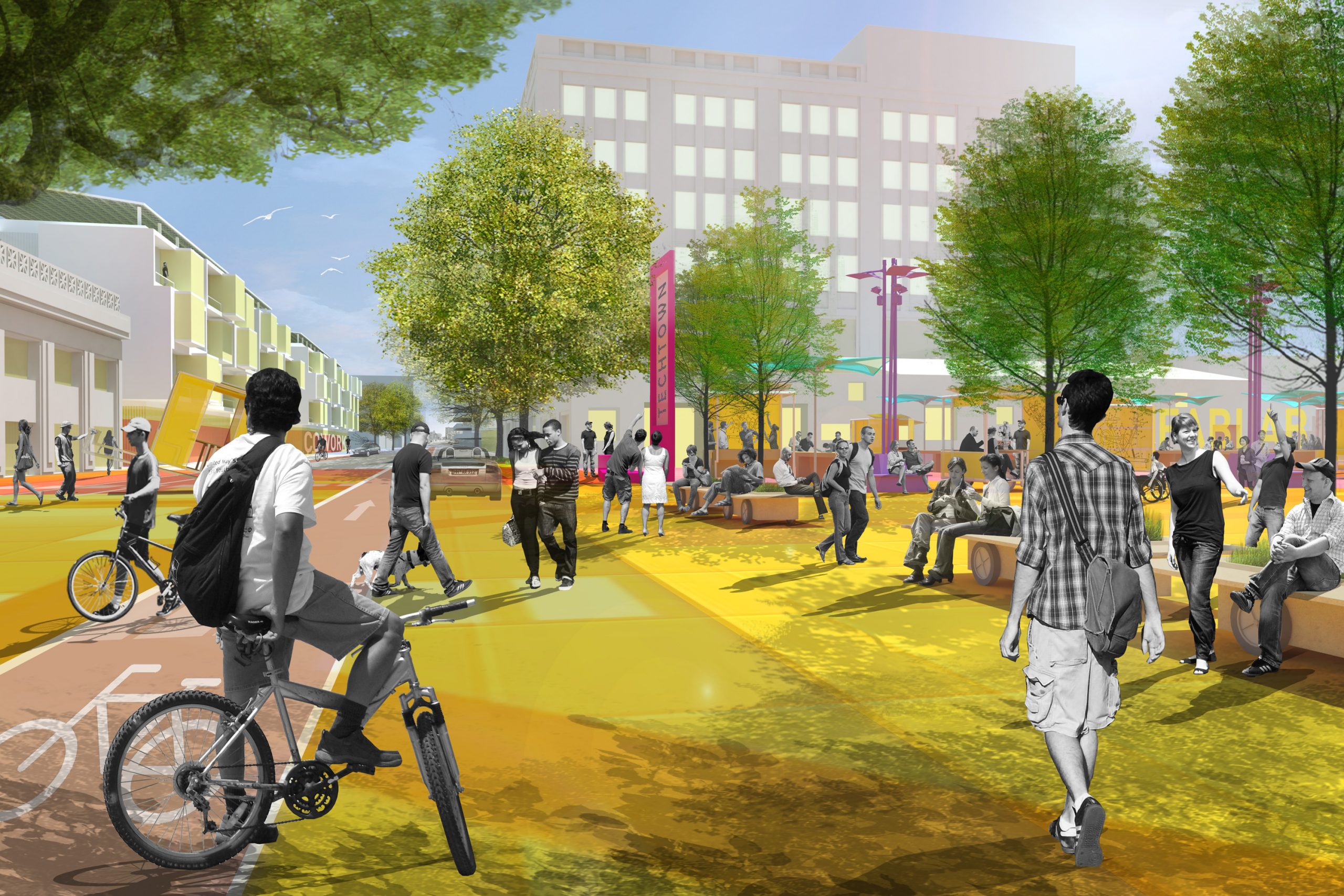 TechTown Masterplan | Image Courtesy of Sasaki