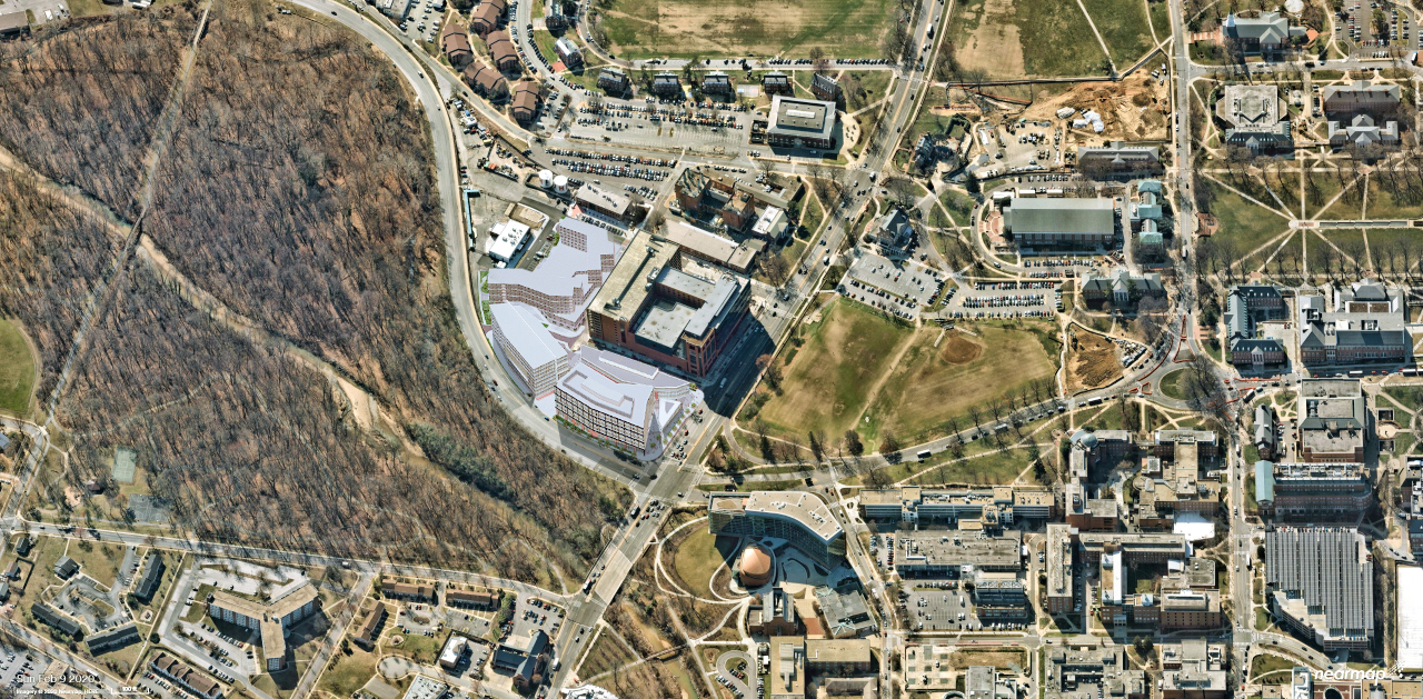 UMD Discovery District | Aerial View