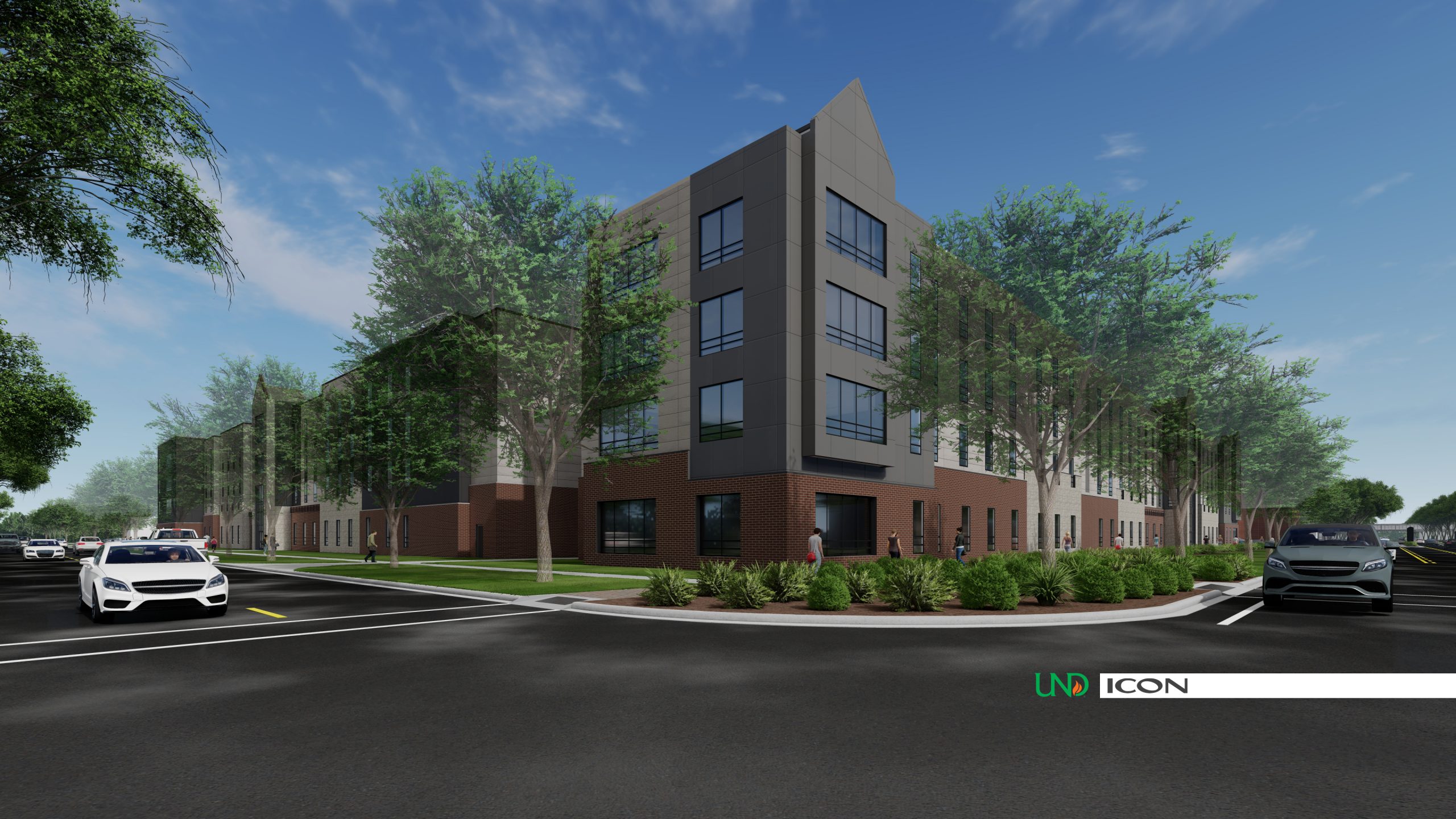 Rendering of the new West Hall | Image Courtesy of ICON Architectural Group
