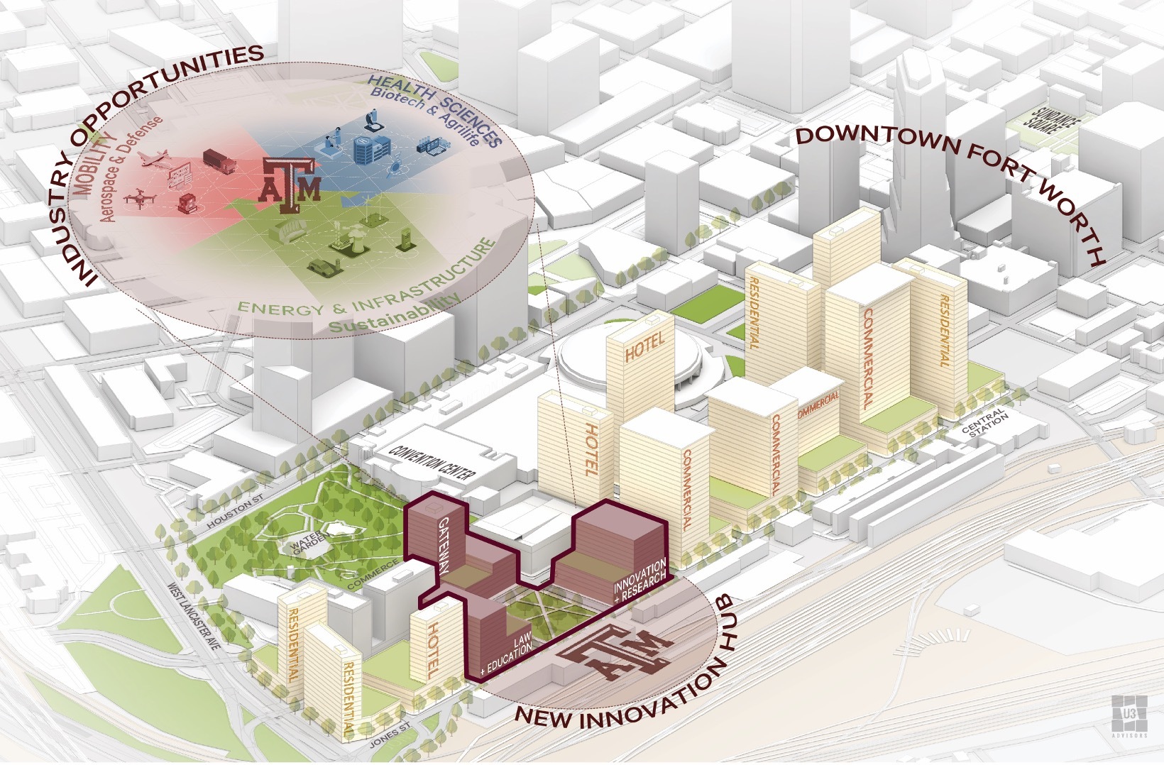 Texas A&M Downtown Forth Worth Campus Vision