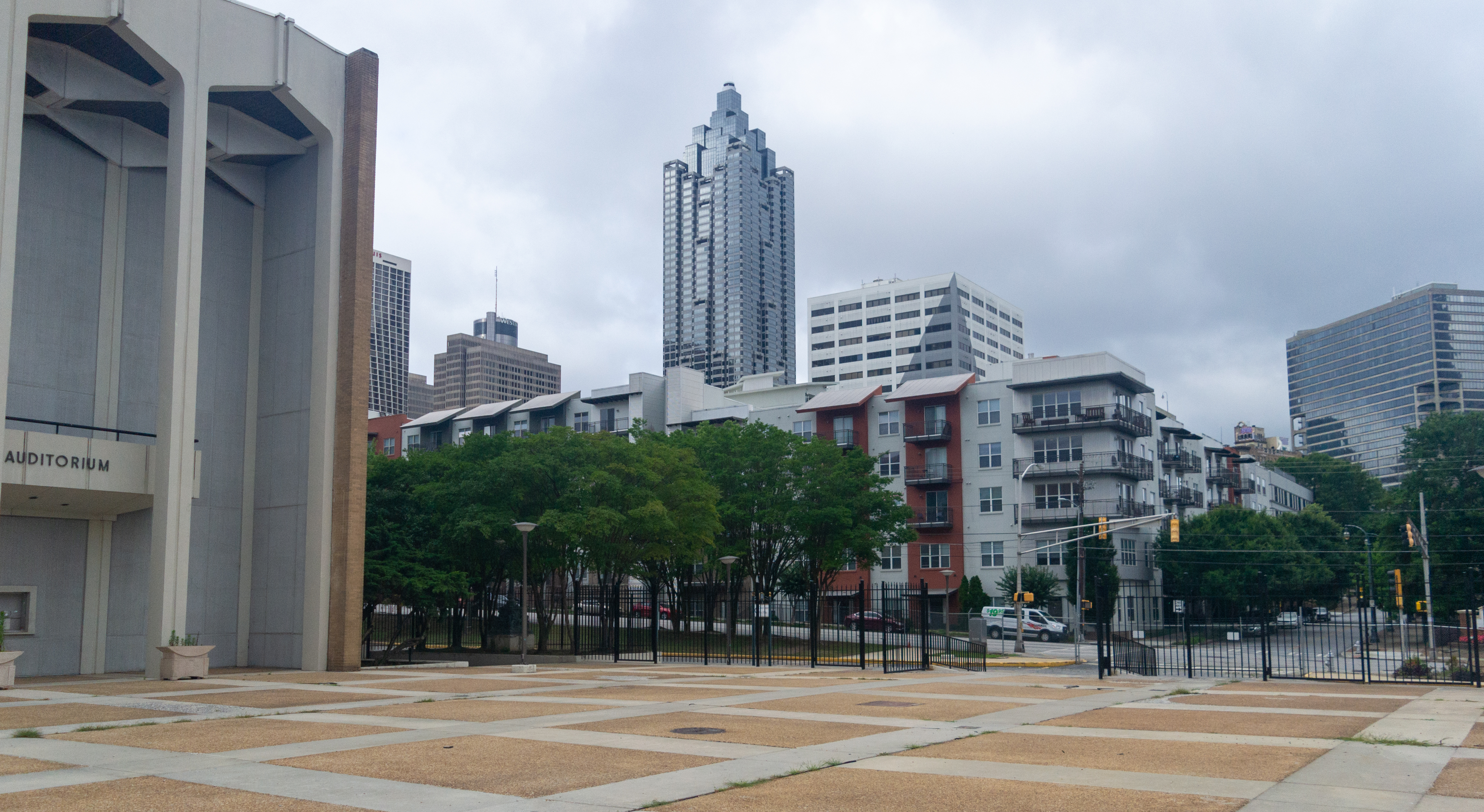 Located at the juncture of Midtown, Downtown, and the Fourth Ward West community, the Civic Center is positioned to harness market energy to deliver on community goals of more affordable housing and a reactivated cultural anchor.
